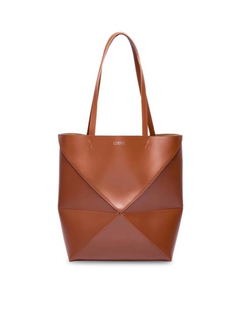Loewe PUZZLE FOLD TOTE BAG IN POLISHED CALFSKIN
