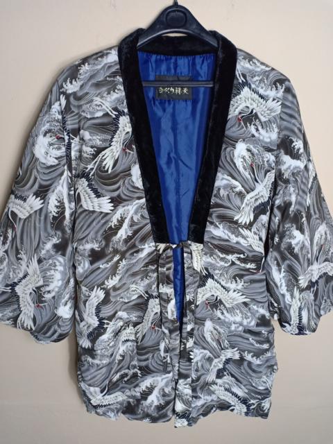 Other Designers Japanese Brand - Kimono Hickory Hanten Full Print