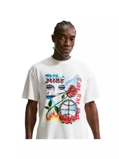 Nike Men's Loose Take the Shot OC 2 Basketball T-Shirt -White