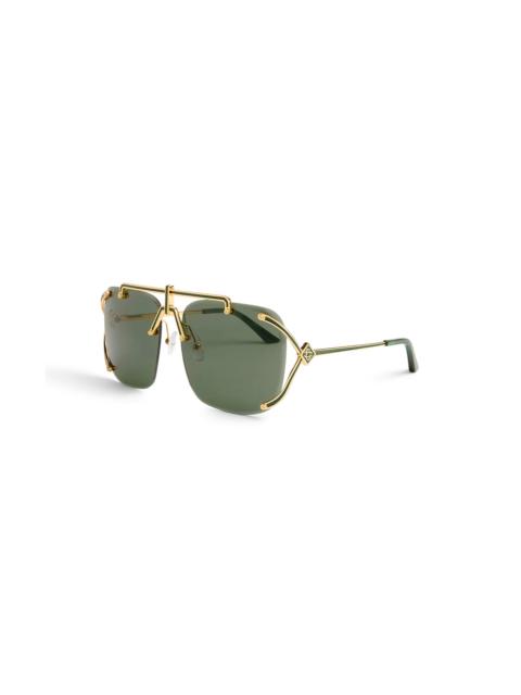 CASABLANCA Green The Pilot Sunglasses | Casablanca Paris