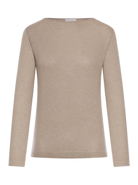 Brunello Cucinelli Brunello Cucinelli Women Lightweight Cashmere And Silk Sparkling Sweater