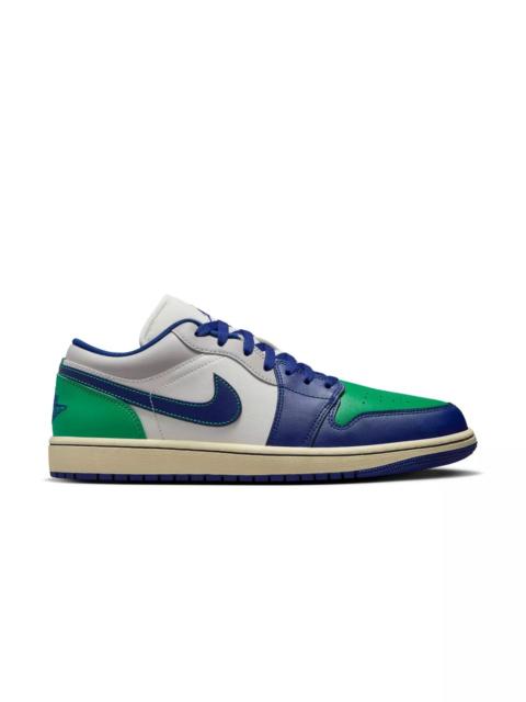 Jordan 1 Low "Sail/Deep Royal Blue/Stadium Green" Men's Shoe