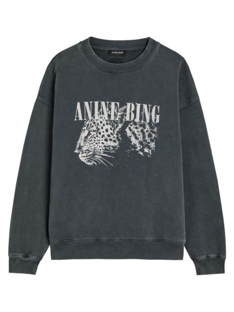 ANINE BING Anine Bing Spencer Printed Cotton Sweatshirt