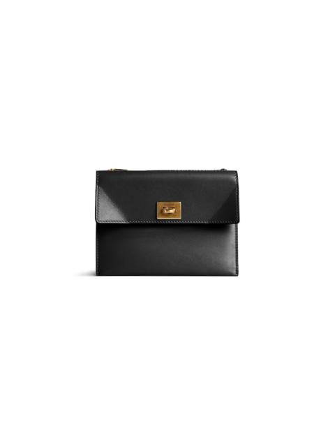 BALENCIAGA Women's Rodeo Large Coin And Card Holder in Black