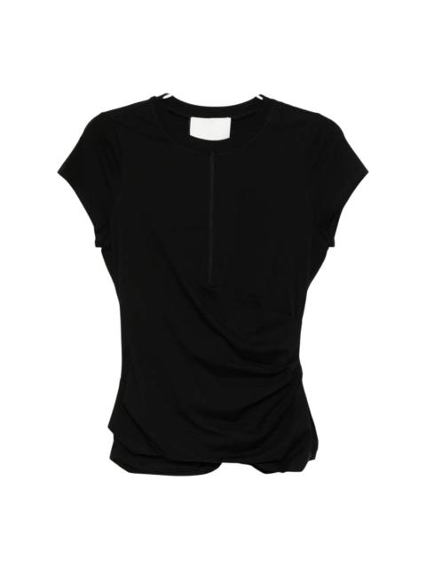 3.1 Phillip Lim Draped Short Sleeve T-Shirt
