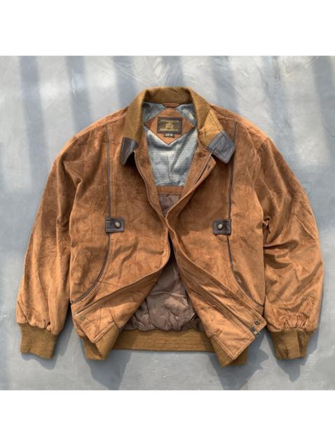 Other Designers 90s Vintage Club Suede Jacket