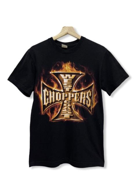 Other Designers Vintage - 🔥WEST COST CHOPPERS🔥Fire Burn Design T-Shirt