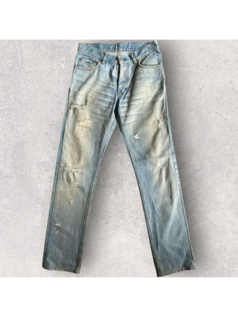 Helmut Lang Archive 2004 Sanded Broke Denim