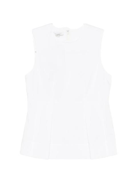 Vince Vince Pleated Sleeveless Top