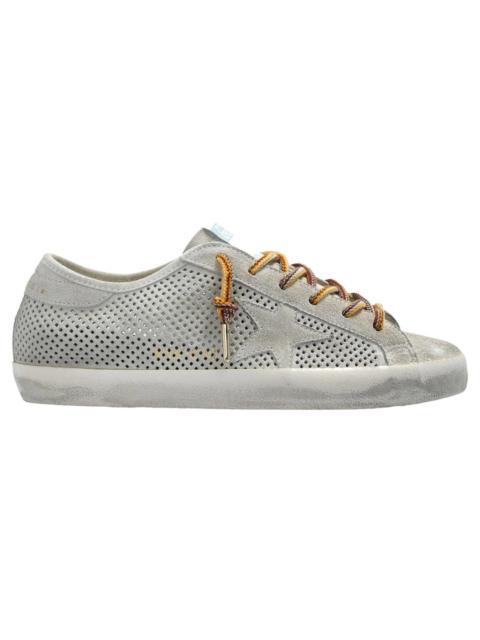 Golden Goose Perforated Suede Super Star