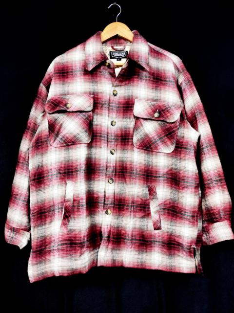 Other Designers Collins International Flannel Checkered Jacket