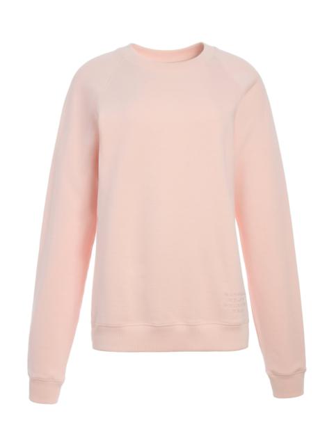 GABRIELA HEARST Royston Sweatshirt in Pale Blush Fine Cotton