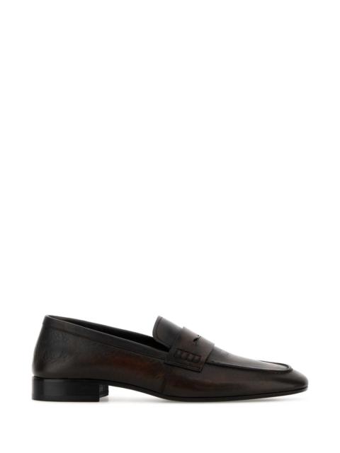 Dries Van Noten Dries Van Noten Women Dark Brown Leather Loafers