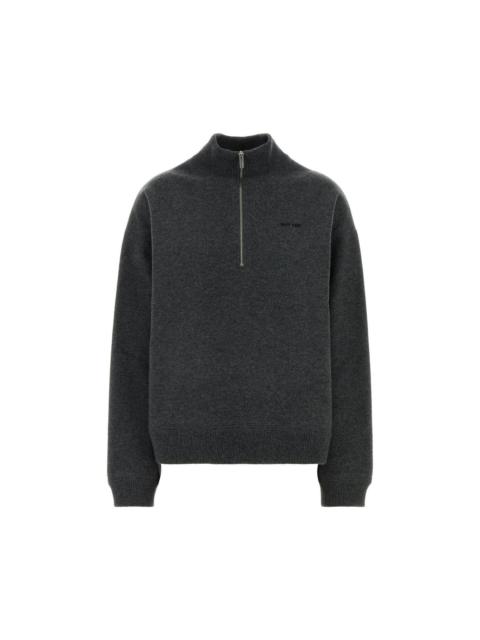 Miu Miu MIU MIU Dark Gray Cashmere Sweater New & Authentic (womens s