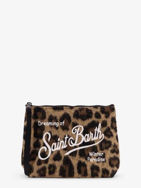 Other Designers Mc2 Saint Barth Aline Felt Leo Clutch Bag