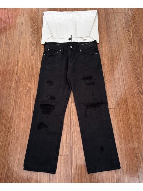 visvim VISVIM 21SS SOCIAL SCULPTURE BLK DMGD-17 (D17) Distressed Denim Jeans