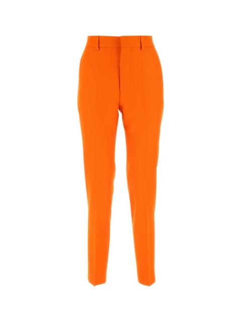Ami Woman Orange Wool Pant