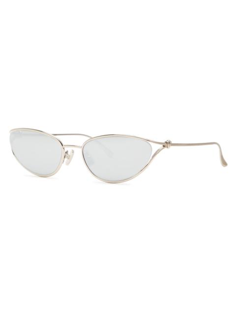 Bottega Veneta Oval-frame Sunglasses