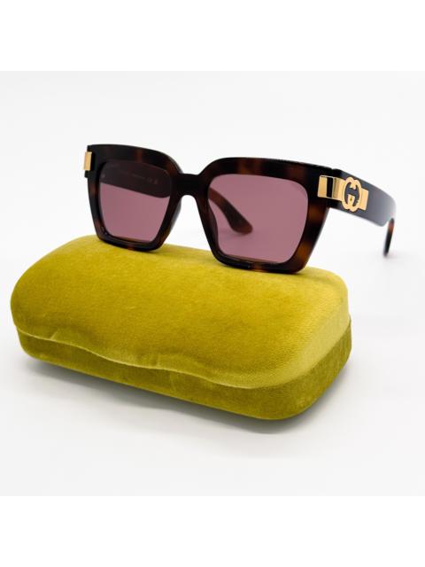 GUCCI NEW GUCCI GG1689S 002 WOMEN HAVANA SUNGLASSES