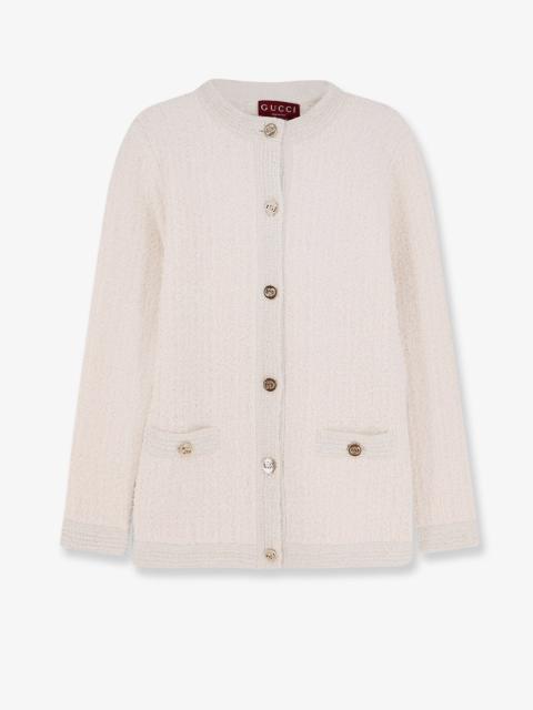 GUCCI Gucci Women Wool And Cotton Blend Cardigan
