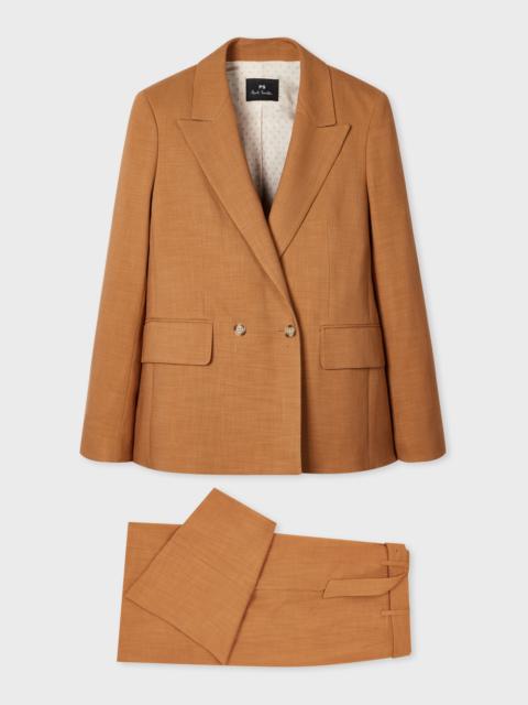 Paul Smith Women's Tan Textured Suit