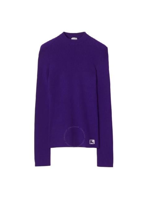 Burberry Equestrian Knight Logo Wool Blend Sweater