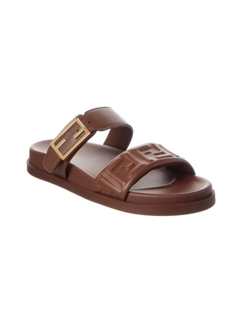 FENDI FENDI Feel FF Leather Sandal
