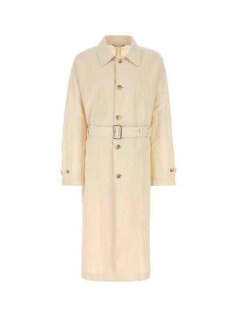 Dolce & Gabbana Dolce & Gabbana Men Sand Cotton Blend Trench Coat
