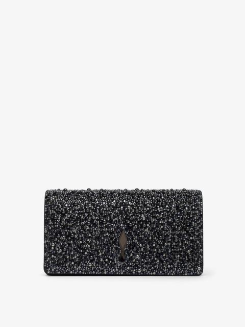 Christian Louboutin Bettina black strass clutch