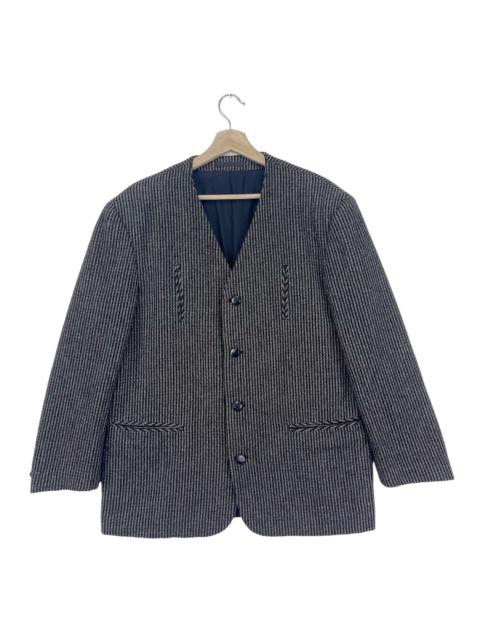 Vintage Comme Des Garcons Homme Striped Wool Jacket