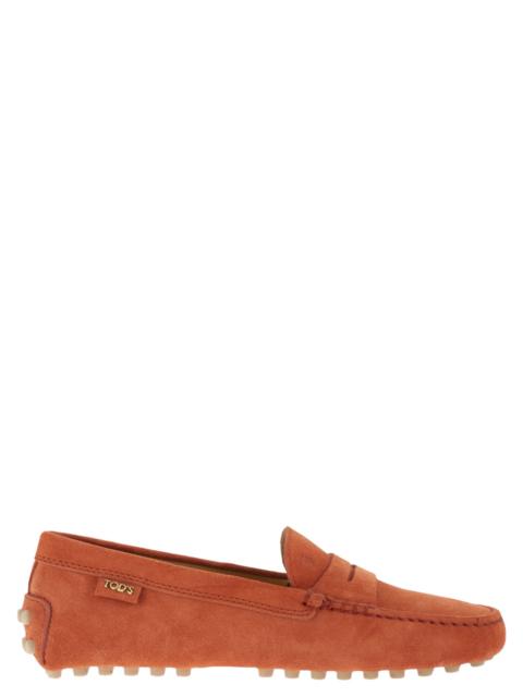 Tod's Tod's Women Suede Rubber Sole Loafer