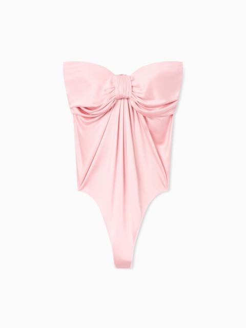 GIORGIO ARMANI SHINY VISCOSE JERSEY BODYSUIT