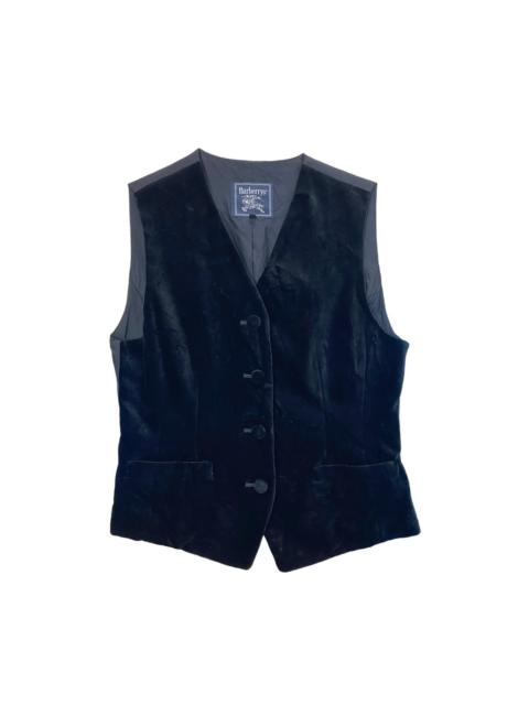 Burberry Vintage Burberrys Velvet Vest