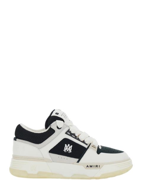 AMIRI Amiri Men White And Black Chunky Sneakers With Logo Detail In Mix Of Leather And Tech Fabrics For Me