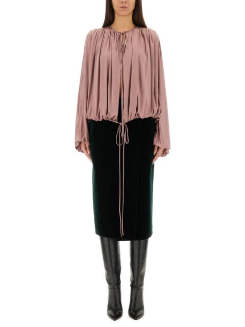 SAINT LAURENT Saint Laurent Women Fluid Knit Blouse