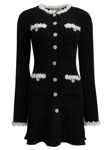 self-portrait Self-portrait Short Flared Dress Black