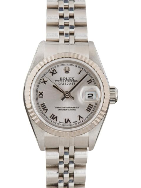 Ladies Rolex Datejust Ref 79174 Silver Roman Dial