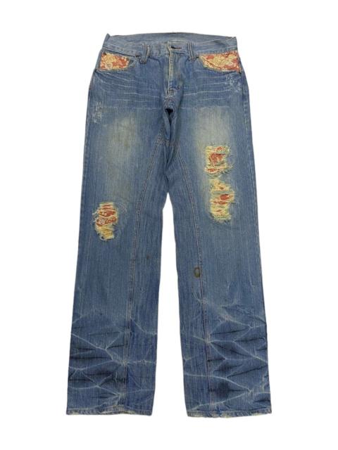 Other Designers If Six Was Nine - RARE🔥INSANE DISTRESSED DENIM JAPANESE BRAND JEANS