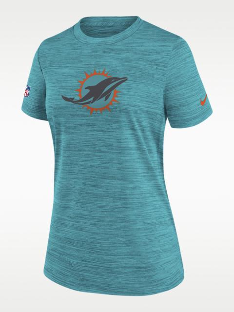 Nike Miami Dolphins Rivalries Collection Sideline Velocity Women's Nike Dri-FIT NFL T-Shirt
