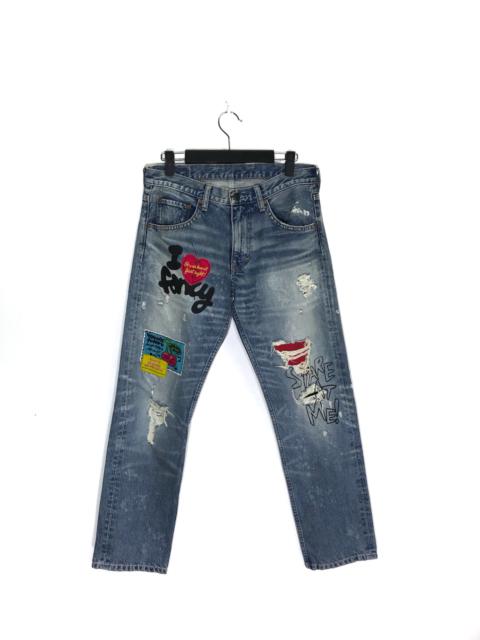 Other Designers Distressed Denim - Sweats & Bloods RNA Inc Distressed Rips Faded Jeans