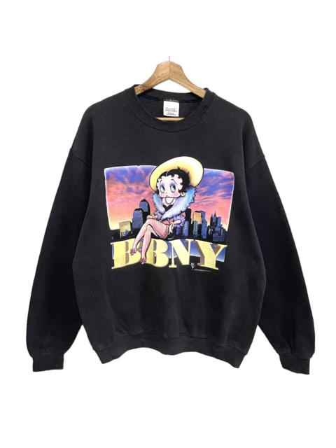 Other Designers Vintage - 💥 VINTAGE BETTY BOOP NEWYORK CREWNECK SWEATSHIRT