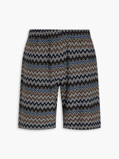 Missoni Crochet-knit cotton shorts