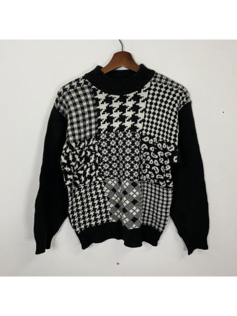 Other Designers Homespun Knitwear - Vintage Sleigh Crewneck Knitwear Sweater