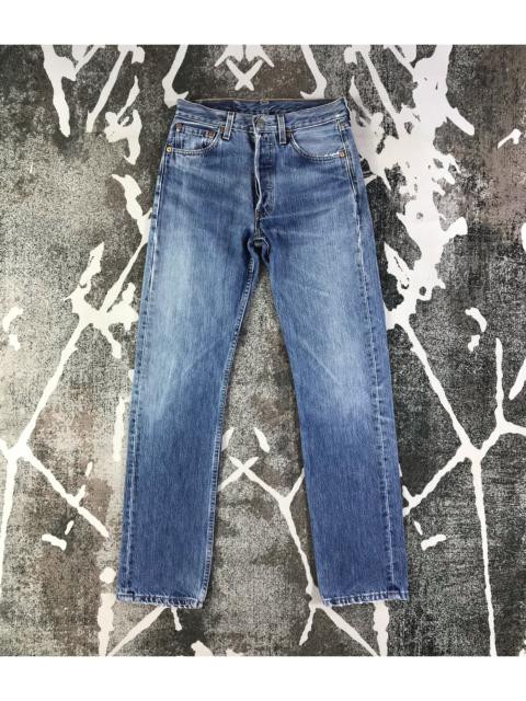 Other Designers Vintage - Vintage Levis 501 Jeans Faded Blue Distressed Denim KJ1548