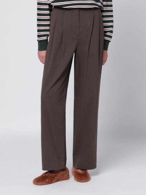 Dunst Brown cotton trousers
