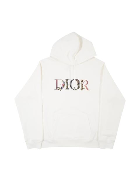 Dior Dior Flowers Embroidered Hoodie 'White'