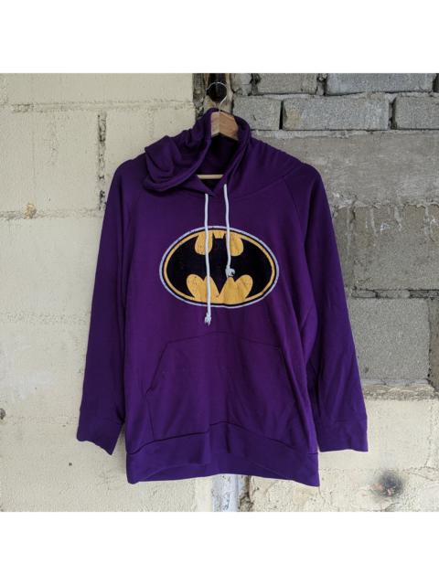 Other Designers Vintage - Vintage Winner Batman Logo Sweater With Hoodies Purple
