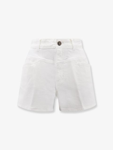 CLOSED Closed Jocy-X Stretch Cotton Shorts White