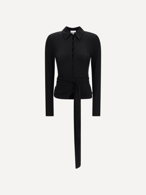 GANNI Marl Mesh Shirt