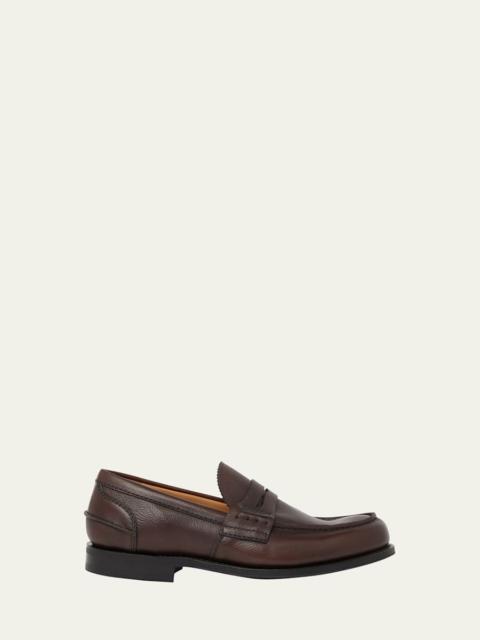 Church's Men's Pembrey 2.0 Grained Leather Penny Loafers